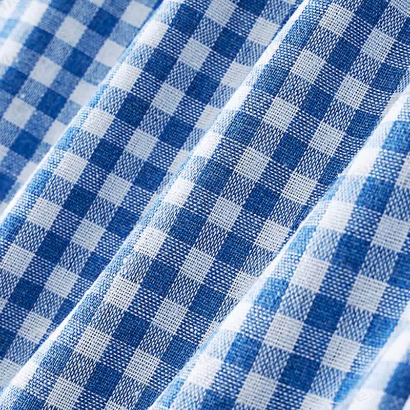 Toddler Girls Gingham Ruffle Dress with Bag - image 9