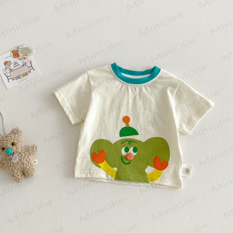 Baby Toddler Soft Cotton Animals Collection T-Shirt and Plaid Shorts 2-piece Set - image 6