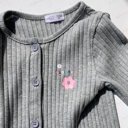 Toddler Girl Animal/Floral Ribbed Knitted Cardigan - image 12