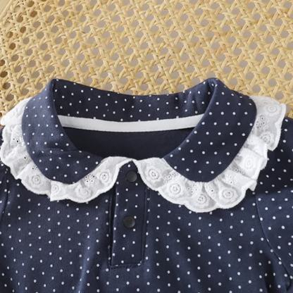 Toddler Girl Polka Dot Top and Skirt 2-piece Set - image 4