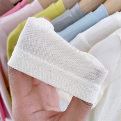 Baby Toddler Solid Color Ribbed Long Sleeve Tee - image 9