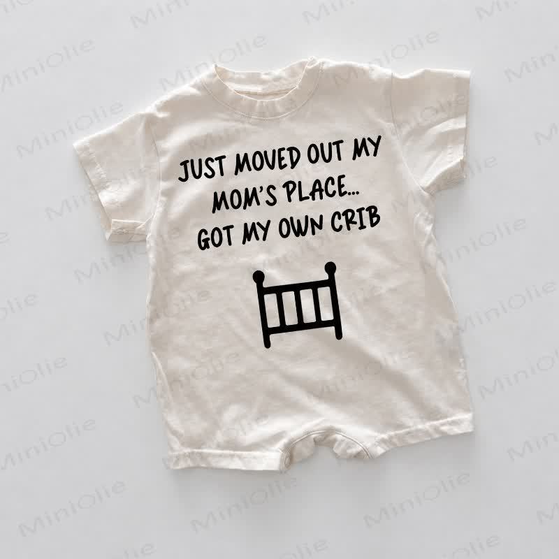 JUST MOVED OUT MY MOM'S PLACE... Baby White Romper - White - 18-24M - image 1