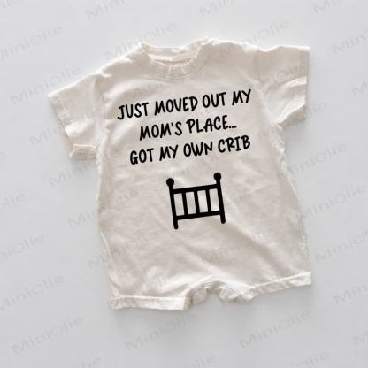 JUST MOVED OUT MY MOM'S PLACE... Baby White Romper - White - 18-24M - image 1