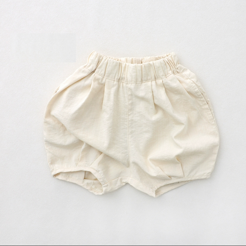 Toddler Cotton Solid Color Shorts - White - 6-7T - image 6