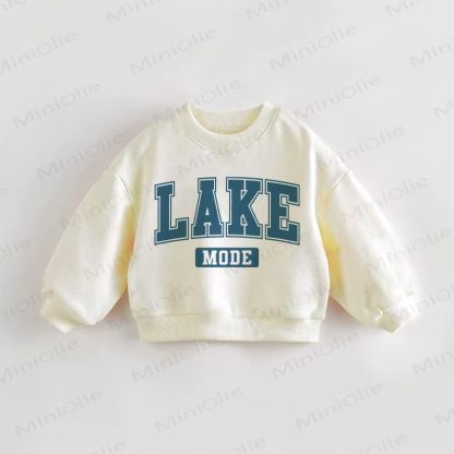 LAKE MODE Baby Toddler Slogan Cream Sweatshirt - Cream - 3-5T - image 1