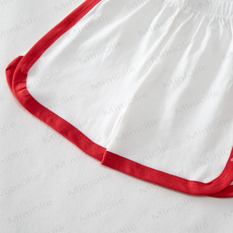 SARDINES Baby Sardines White&Red T-shirt and Shorts 2-Piece Set - image 6