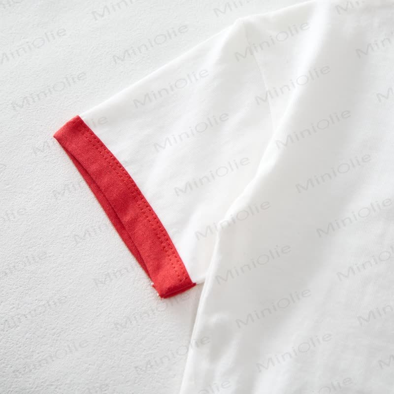 SARDINES Baby Sardines White&Red T-shirt and Shorts 2-Piece Set - image 4