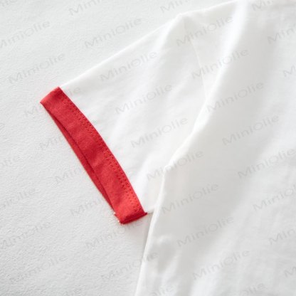 SARDINES Baby Sardines White&Red T-shirt and Shorts 2-Piece Set - image 4