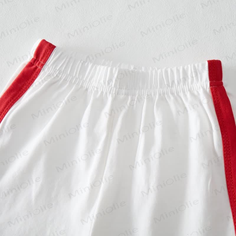 SARDINES Baby Sardines White&Red T-shirt and Shorts 2-Piece Set - image 7