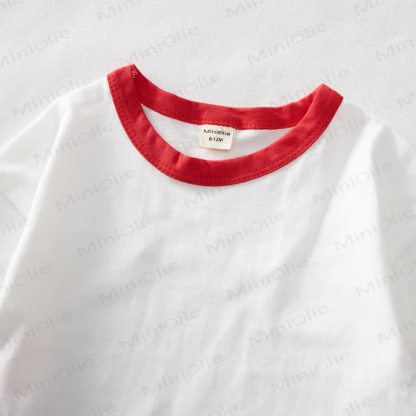 SARDINES Baby Sardines White&Red T-shirt and Shorts 2-Piece Set - image 5