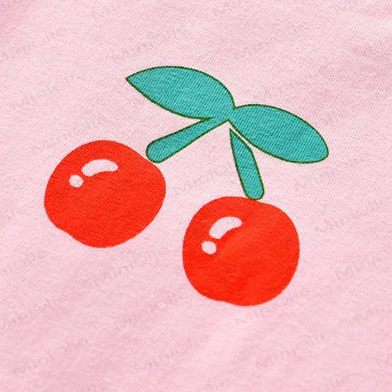 Toddler Girls Cotton Fruit Contrast Trim Cami Top - image 8