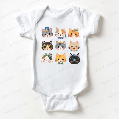 Baby Cats White Bodysuit - White - 18-24M - image 1