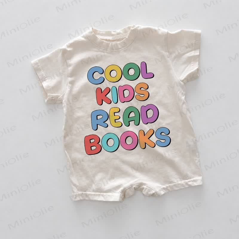 COOL KIDS READ BOOKS Baby White Romper - White - 18-24M - image 1