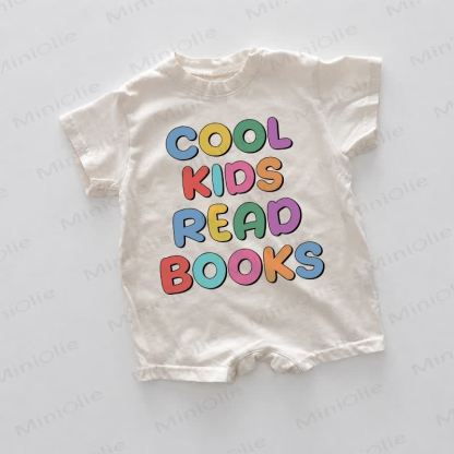 COOL KIDS READ BOOKS Baby White Romper - White - 18-24M - image 1