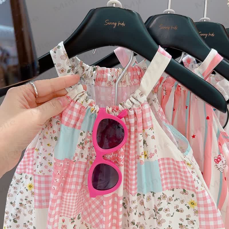 Toddler Kid Girls Patchwork Tassel Sleeveless Dress - image 9