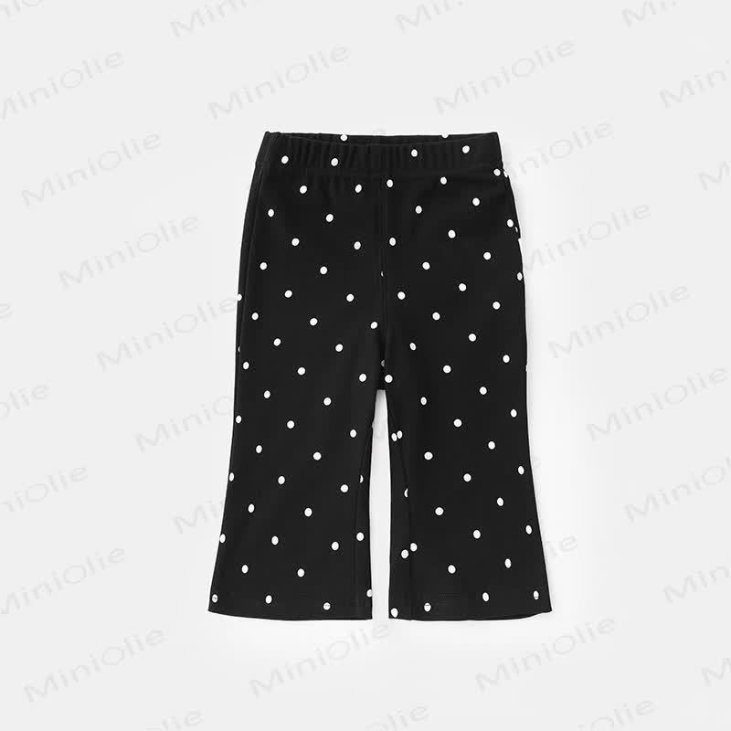 Baby Girls Cartoon Print Leggings - Black - 3-4T - image 5