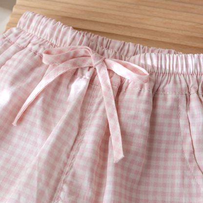 Toddler Girl White&Pink Bow Tee and Gingham Pants 2-piece Set - image 11