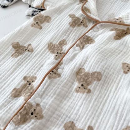 Baby Bear/Panda/Dot Print Pajamas Romper - image 10