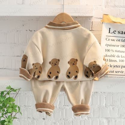 Toddler Baby Animal Print Sweatshirt and Pants 2-piece Set - image 22