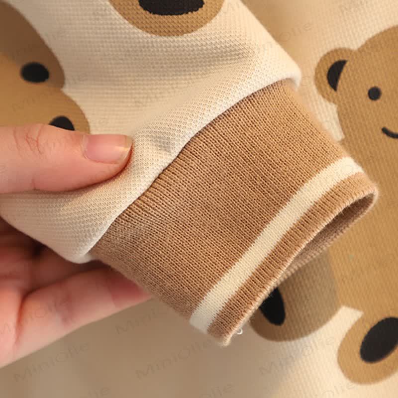 Toddler Baby Animal Print Sweatshirt and Pants 2-piece Set - image 26