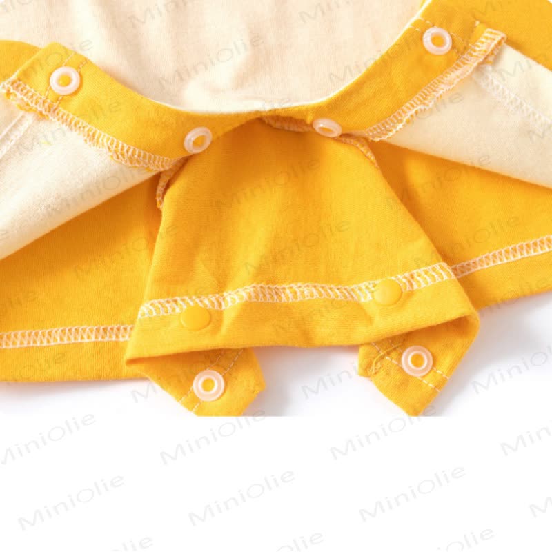 Baby Cartoon Patch Colorblock Sleeveless Onesie - image 18