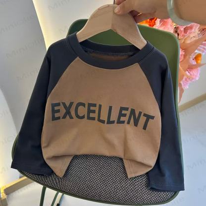 Toddler Raglan Short Sleeve Crew Neck T-Shirt - Gray Slogan - 10-11T - image 3