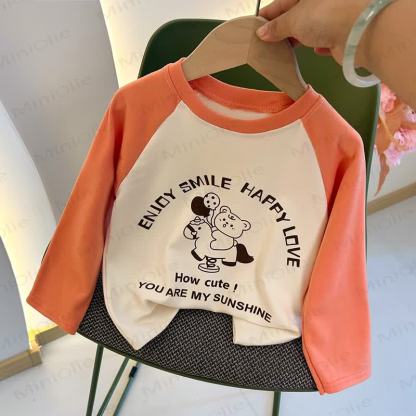 Toddler Raglan Short Sleeve Crew Neck T-Shirt - Orange - 10-11T - image 10