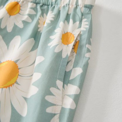 Baby Toddler Daisy Green Top and Pants 2-piece Set - image 7