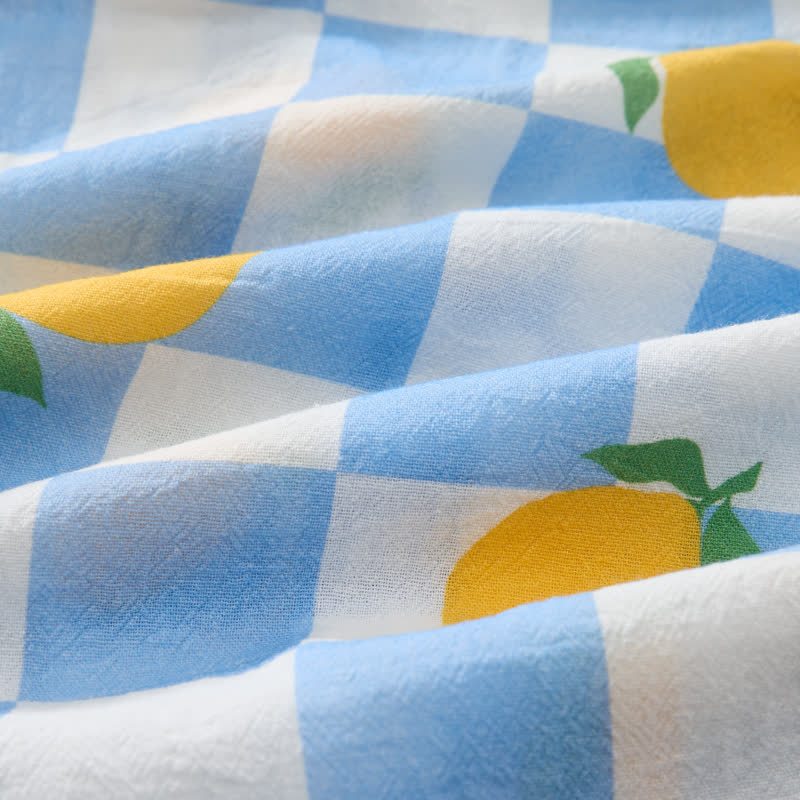 Baby Toddler Lemon Check Shirt and Shorts 2-piece Set - image 10