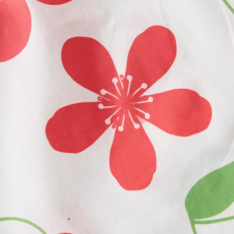 Baby Toddler Floral Cherry Top and Shorts 2-piece Set - image 9