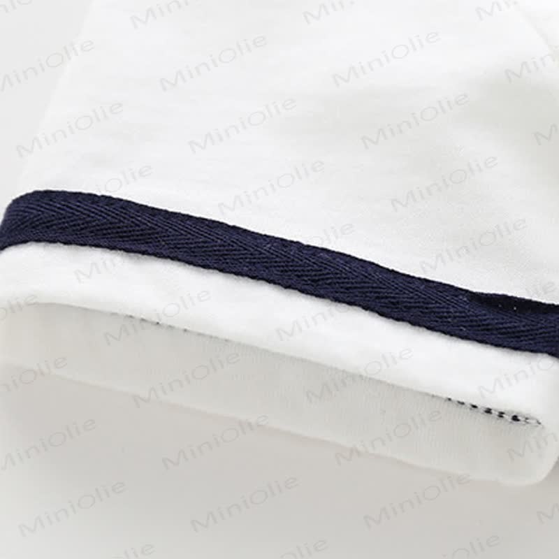 Toddler Baby Classic Nautical Sailor Collar Top and Shorts 2-piece Set - image 9