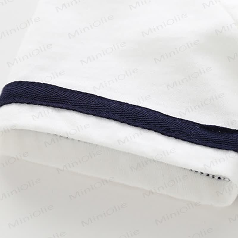Toddler Baby Classic Nautical Sailor Collar Top and Shorts 2-piece Set - image 9