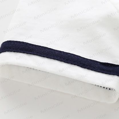 Toddler Baby Classic Nautical Sailor Collar Top and Shorts 2-piece Set - image 9