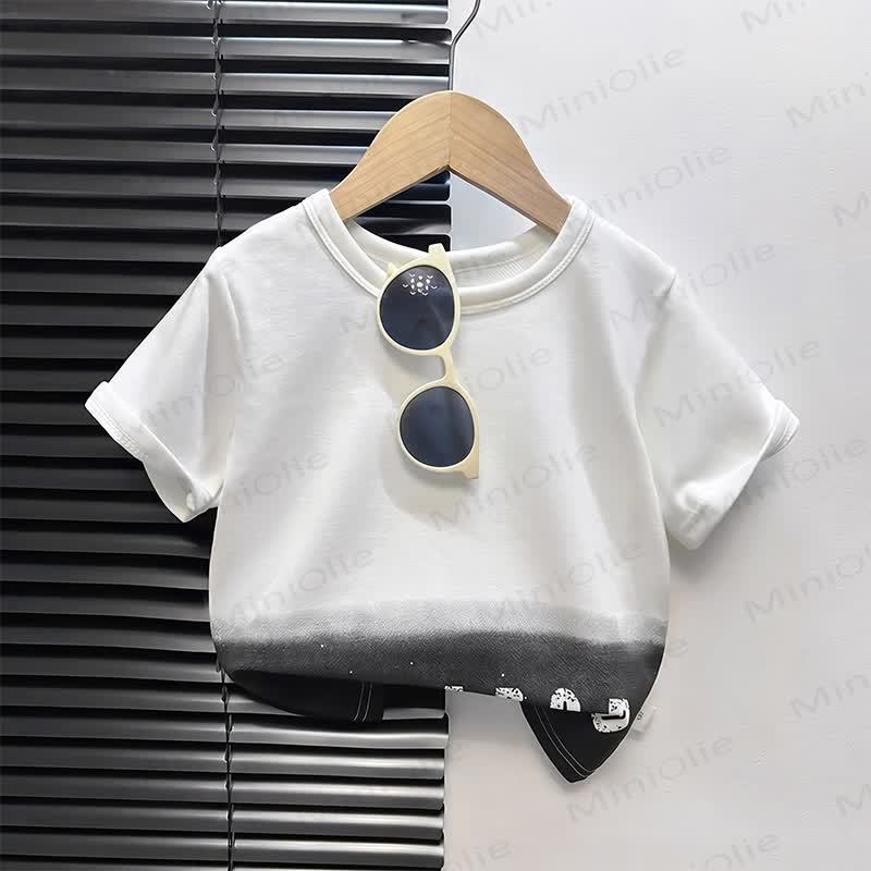 Toddler Cartoon Print Boxy T-Shirt - White - 4-5T - image 12