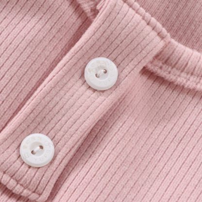 Toddler Baby Solid Color Ribbed Long Sleeve T-Shirt - image 16