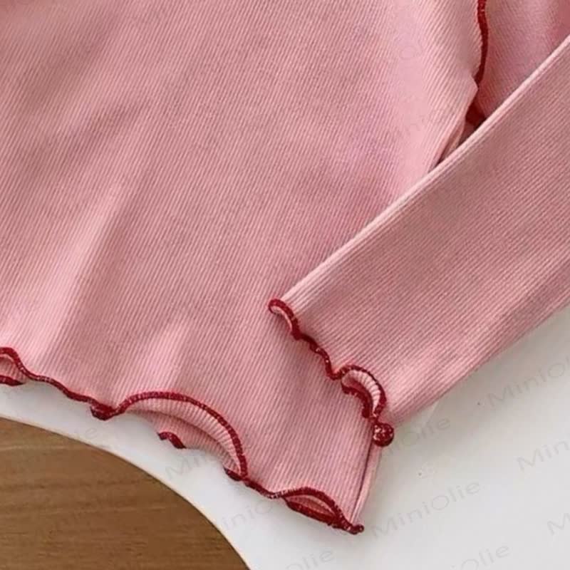 Baby Toddler Girl Cherry Embroidered Ribbed T-Shirt - image 9
