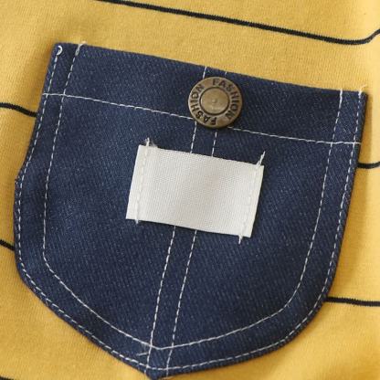 Toddler Boy Denim Pocket Long Sleeve T-Shirt - image 7