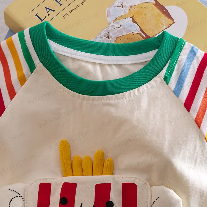 Toddler Beige Food/Animal Graphic T-Shirt - image 6