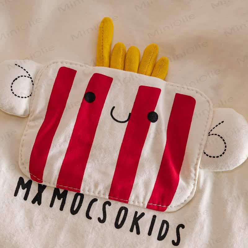 Toddler Beige Food/Animal Graphic T-Shirt - image 7