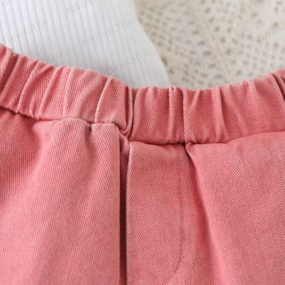 Baby Toddler Girls Ribbed Sleeveless Top and Shorts 2-piece Set - image 7
