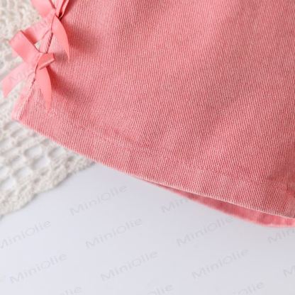 Baby Toddler Girls Ribbed Sleeveless Top and Shorts 2-piece Set - image 10