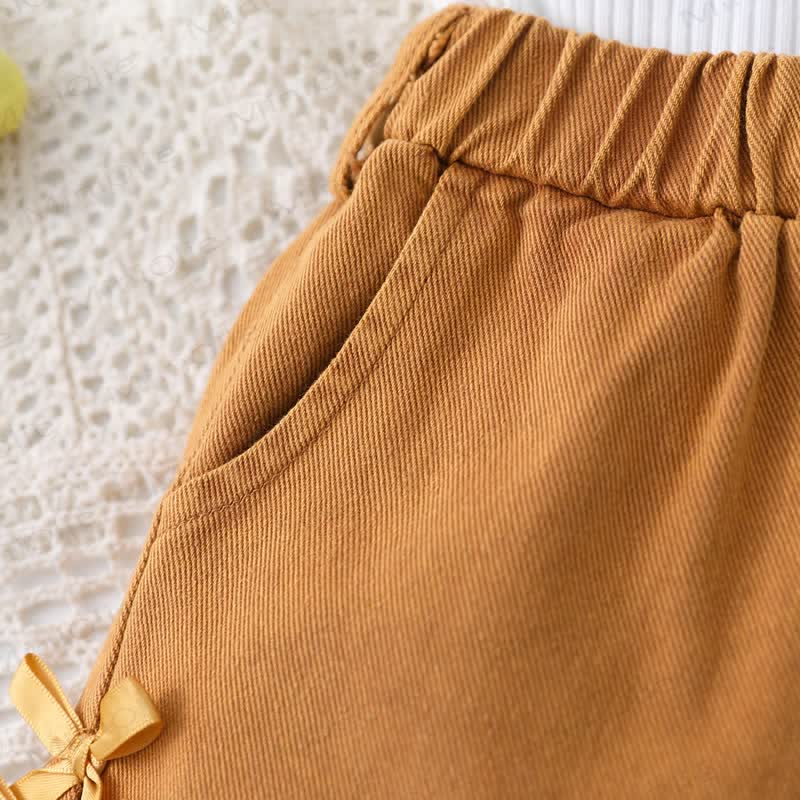 Baby Toddler Girls Ribbed Sleeveless Top and Shorts 2-piece Set - image 8