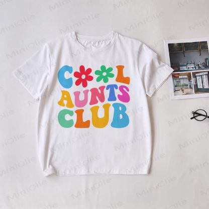 COOL AUNTS/KIDS CLUB Family White Matching T-Shirt - White - Adult T-Shirt: L - image 2