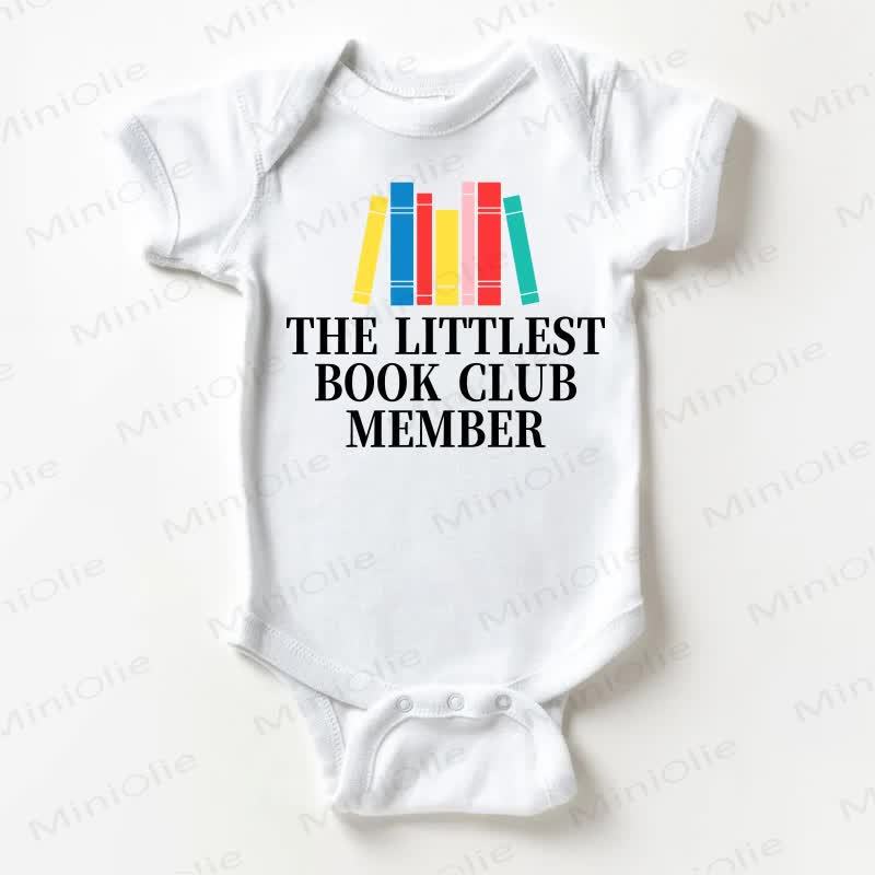 THE LITTLEST BOOK CLUB MEMBER Baby Slogan White Bodysuit - White - 18-24M - image 1