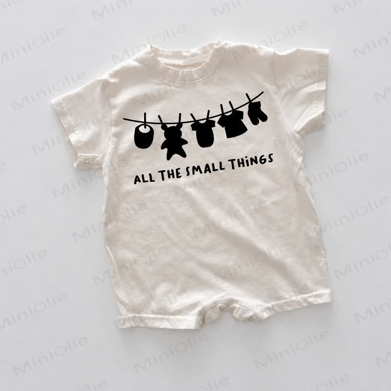 ALL THE SMALL THINGS Baby White Romper - White - 18-24M - image 1