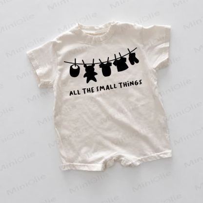 ALL THE SMALL THINGS Baby White Romper - White - 18-24M - image 1