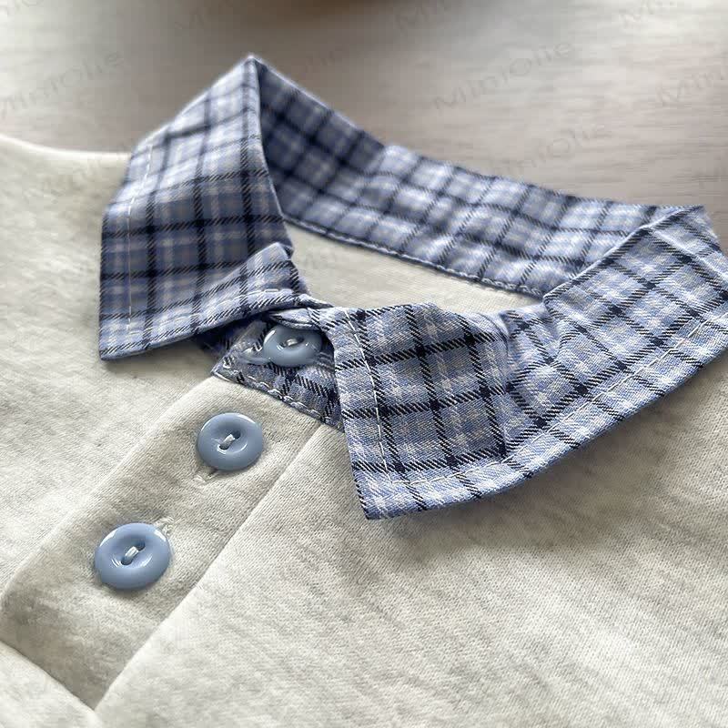 Toddler Baby Dachshund Layered Collar Sweatshirt and Denim Pants 2-piece Set - image 5