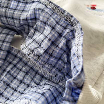 Toddler Baby Dachshund Layered Collar Sweatshirt and Denim Pants 2-piece Set - image 8