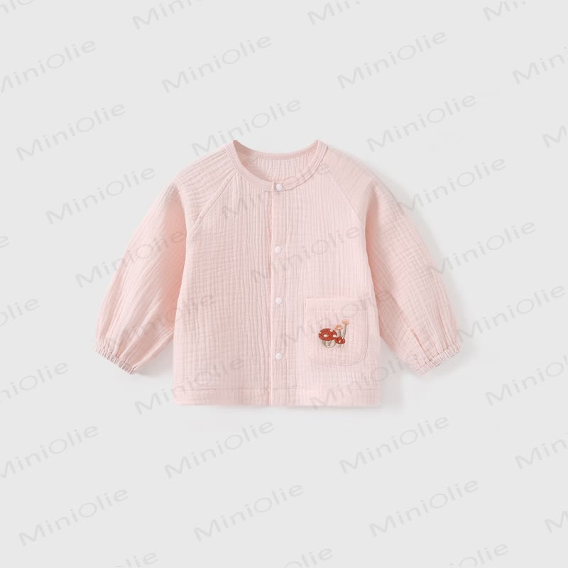 Baby Toddler Cartoon Print Snap Front Cardigan - Pink - 3-4T - image 4