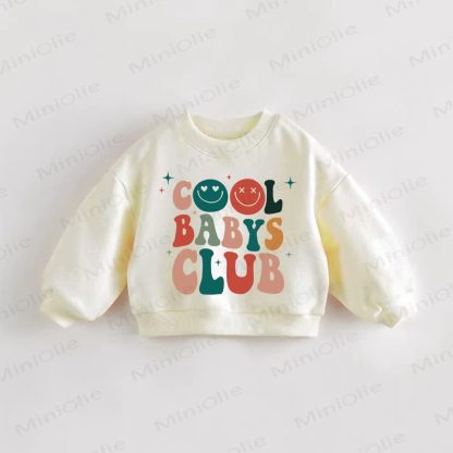 COOL BABYS CLUB Baby Toddler Cream Sweatshirt - Cream - 3-5T - image 1